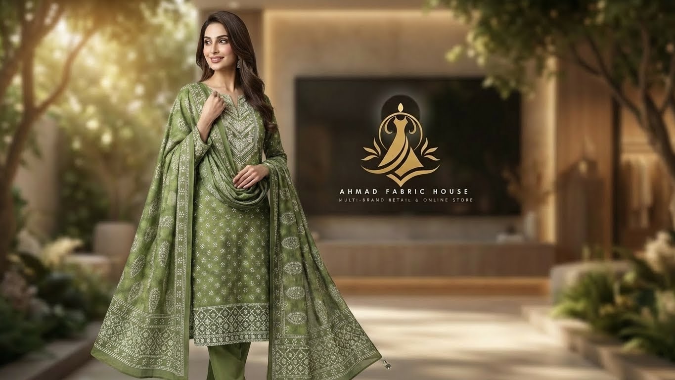 Nishat Unstitched Printed Khaddar 3pc