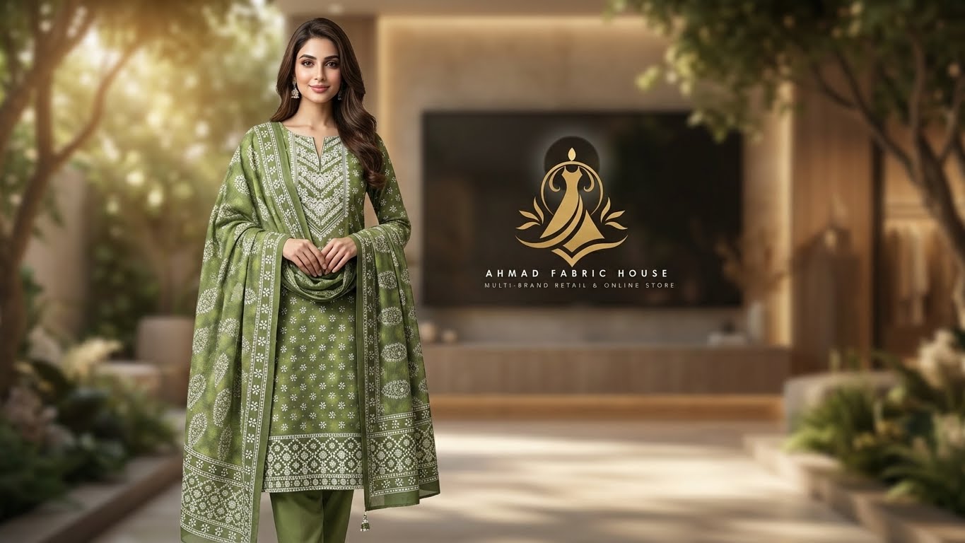 Nishat Unstitched Printed Khaddar 3pc