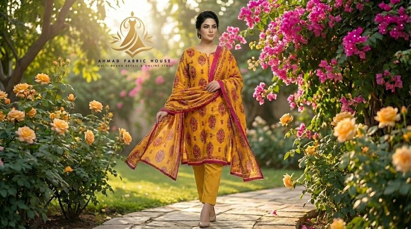 Khaadi Unstitched Printed Khaddar 3pc