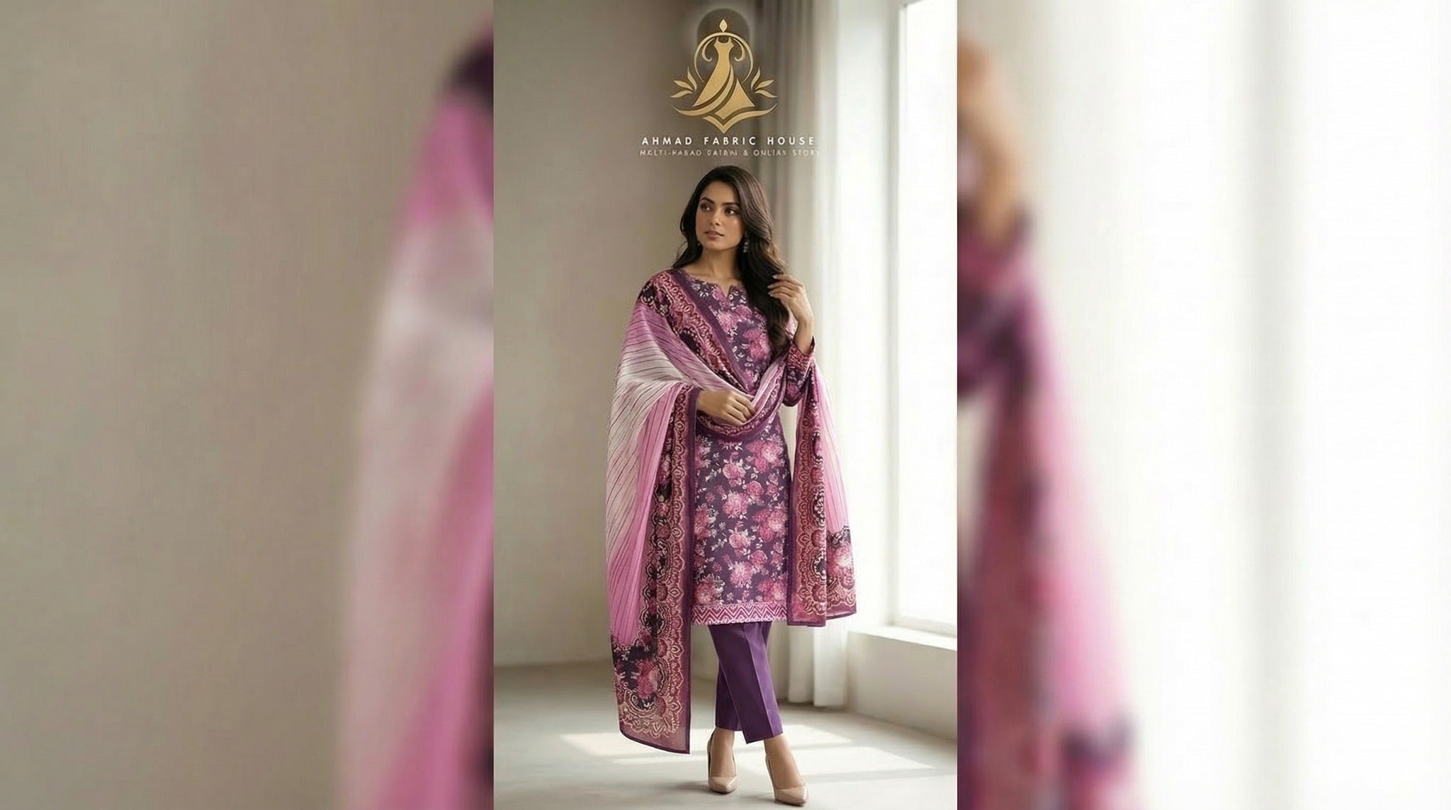 Ethnic Unstitched Printed Khaddar 3pc