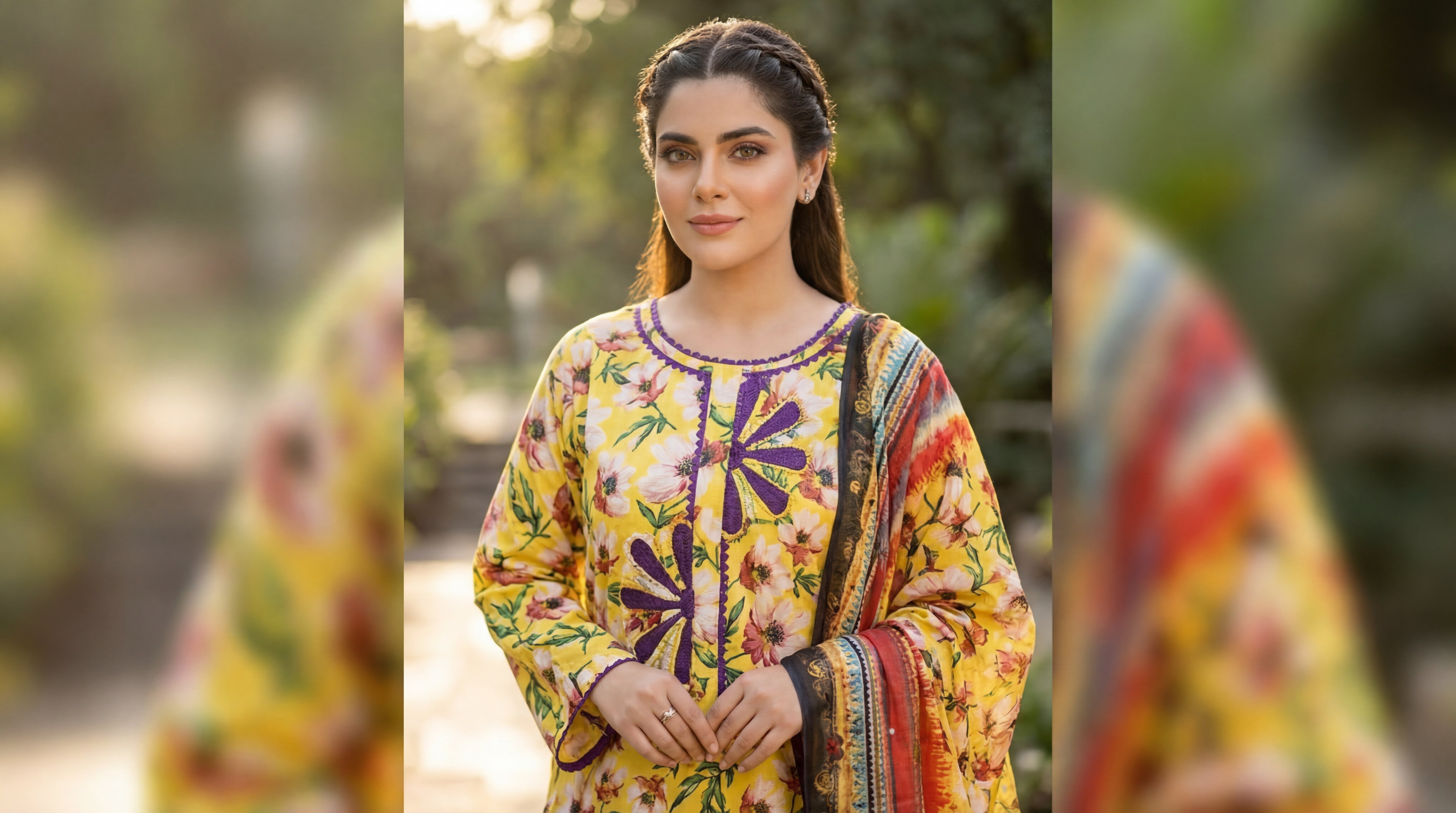 ZA Styles Stitched Khaddar 3pc