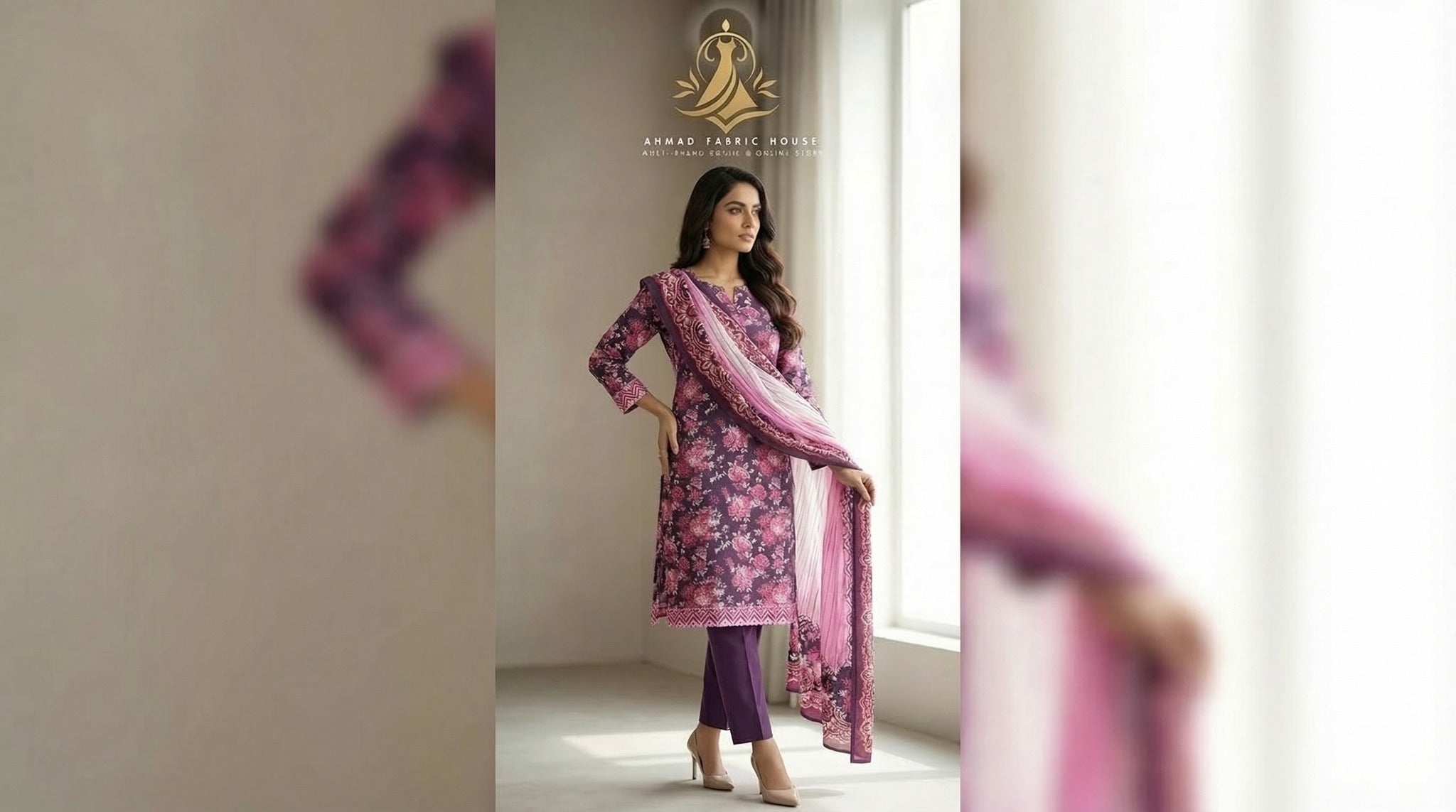 Ethnic Unstitched Printed Khaddar 3pc