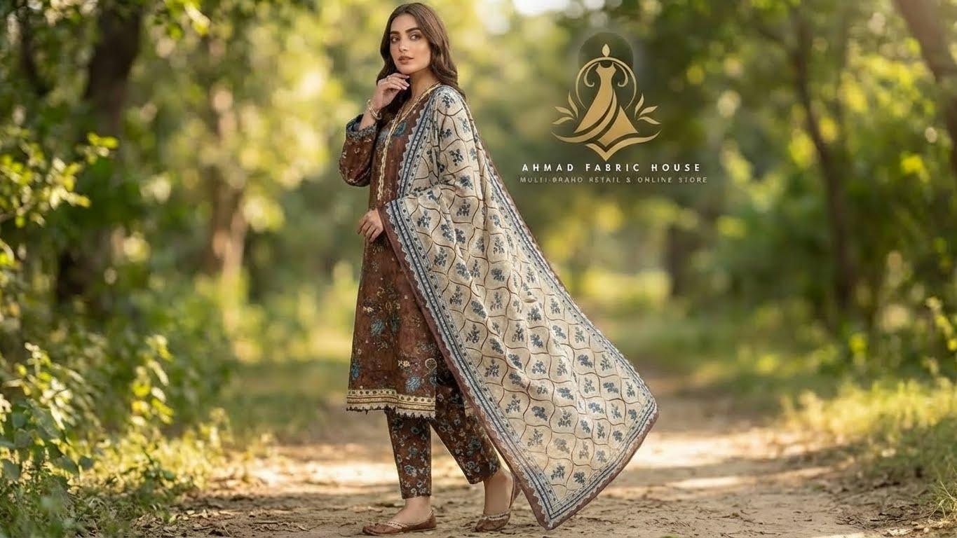 Bin Saeed Styles Stitched Khaddar 3pc