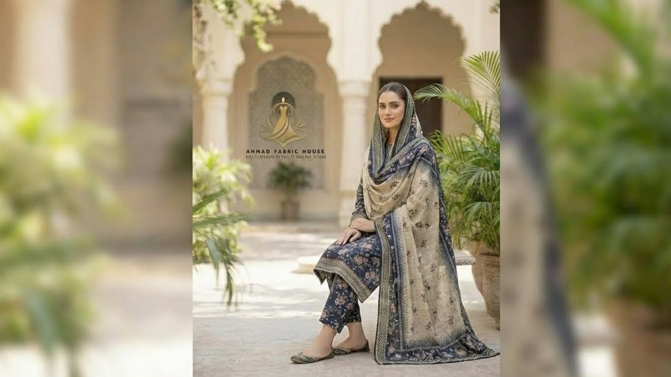 Bin Saeed Styles Stitched Khaddar 3pc