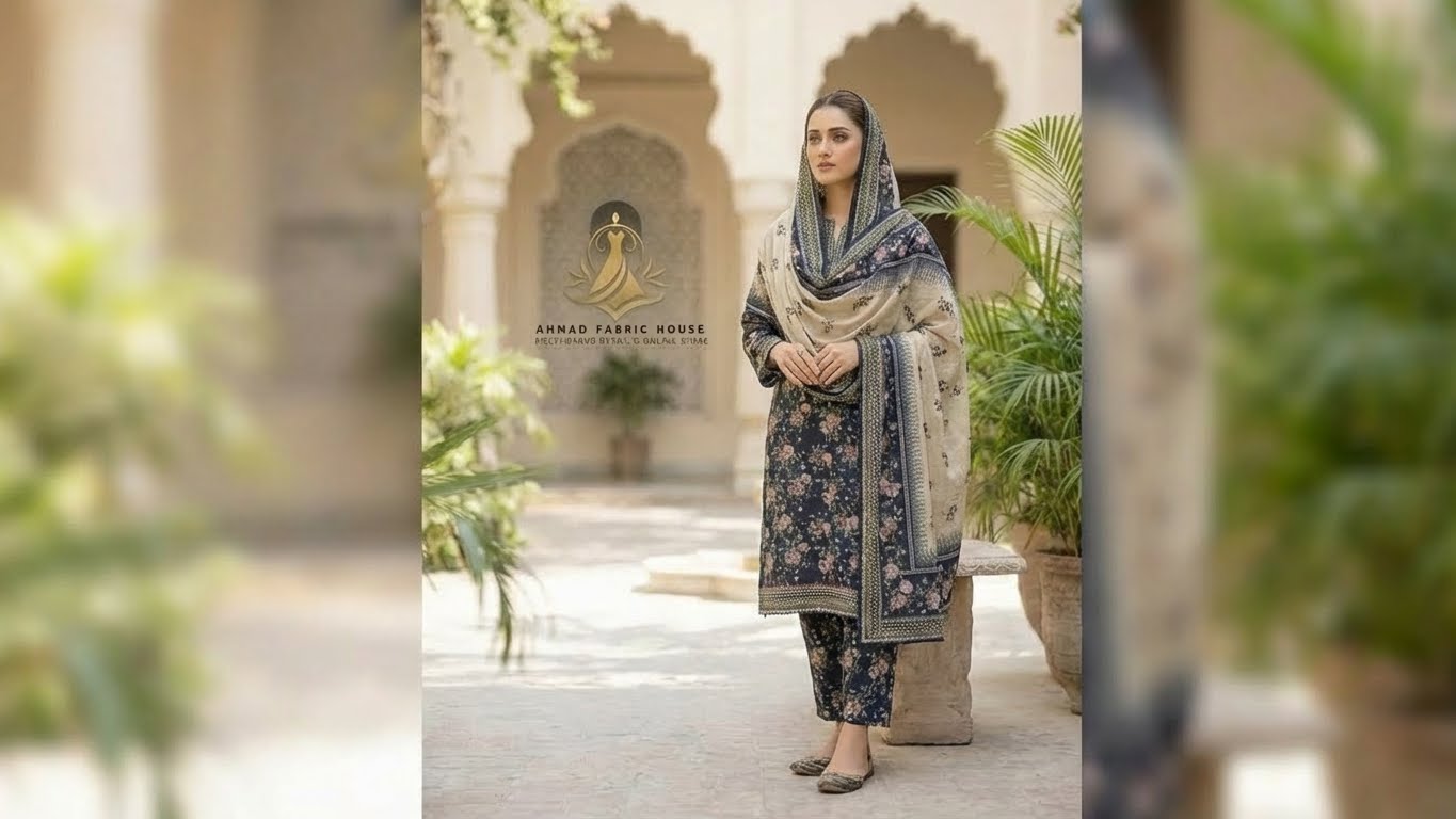 Bin Saeed Styles Stitched Khaddar 3pc