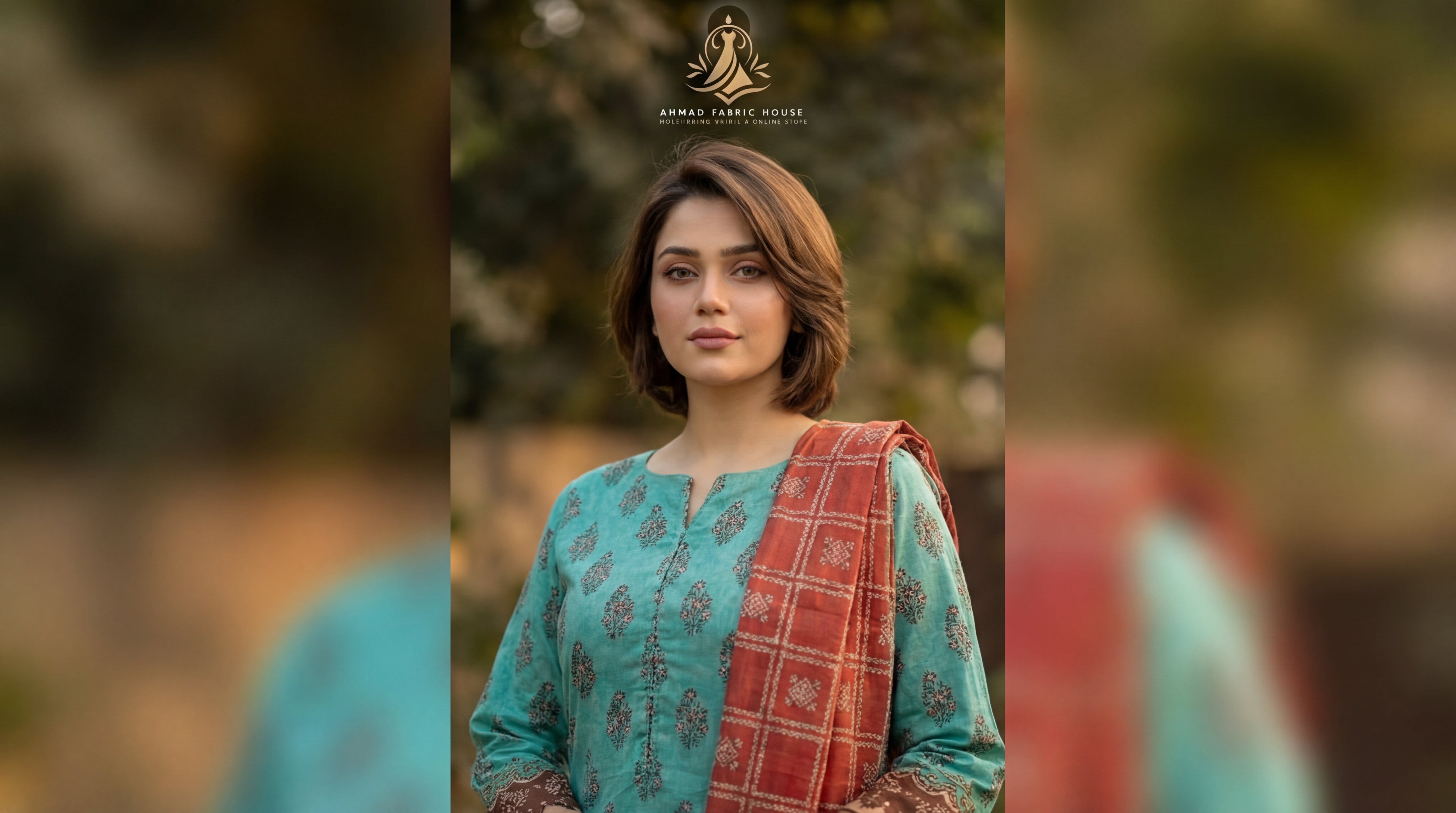 Edenrobe Unstitched Printed Khaddar 3pc