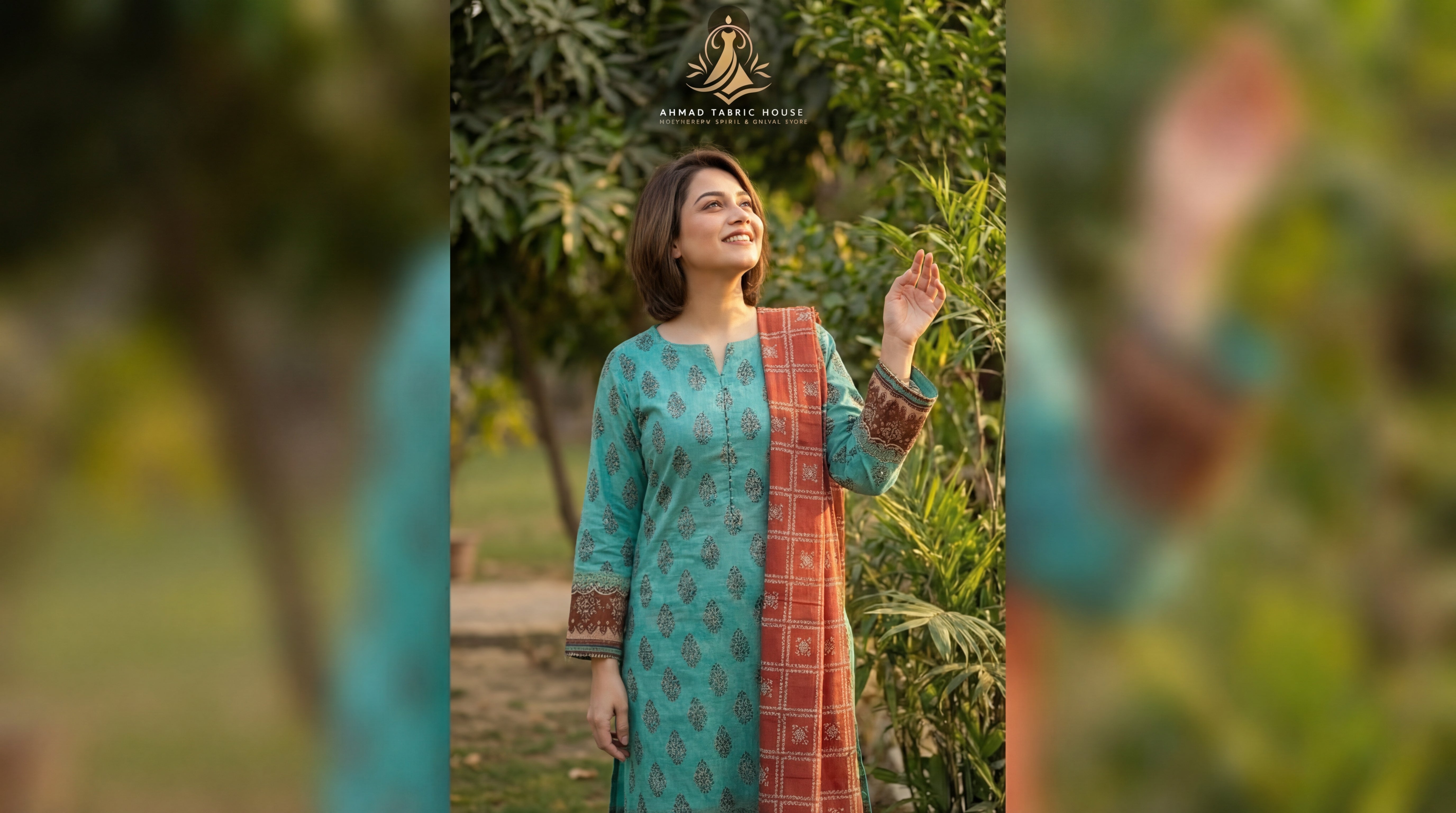 Edenrobe Unstitched Printed Khaddar 3pc