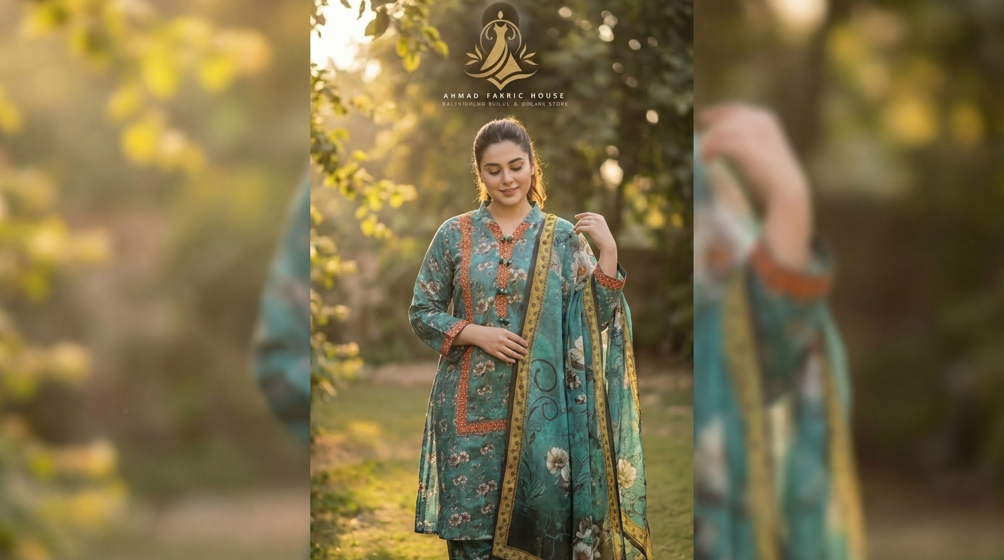 ZA Styles Stitched Khaddar Penal Frock 3pc