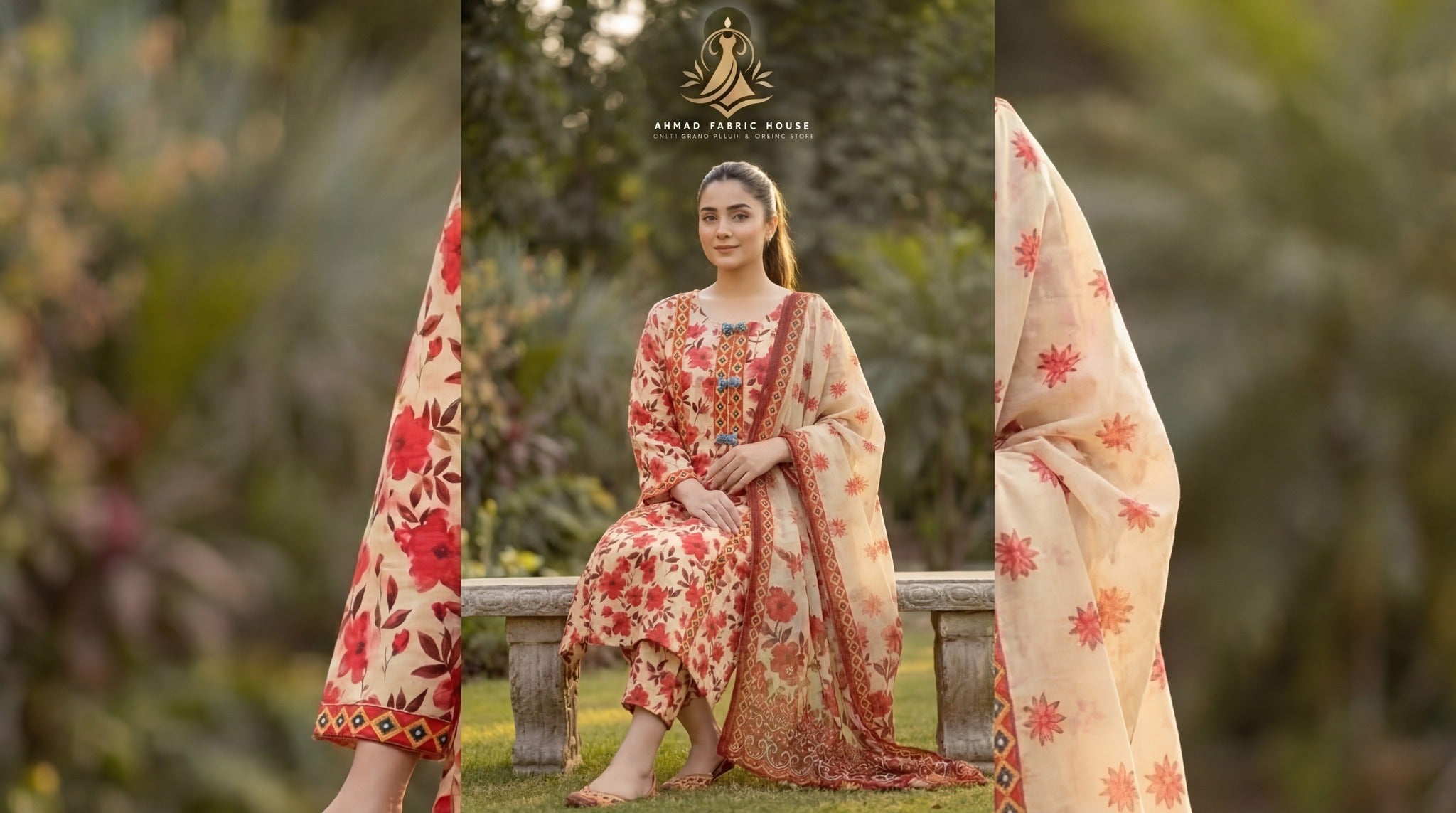 ZA Styles Stitched Khaddar Penal Frock 3pc