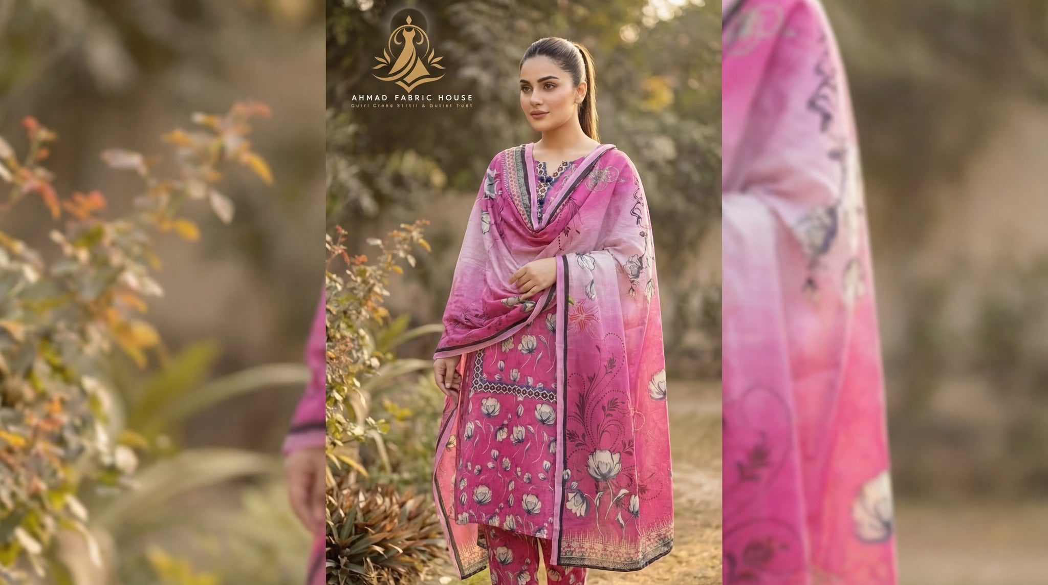 ZA Styles Stitched Khaddar Penal Frock 3pc