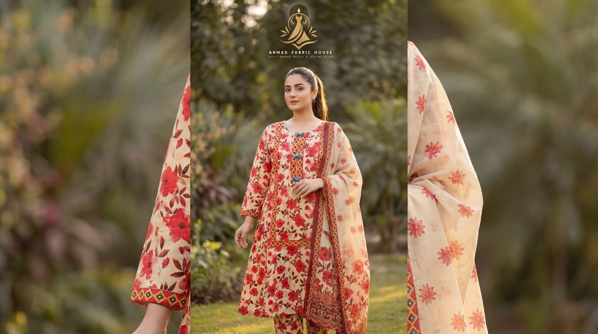 ZA Styles Stitched Khaddar Penal Frock 3pc