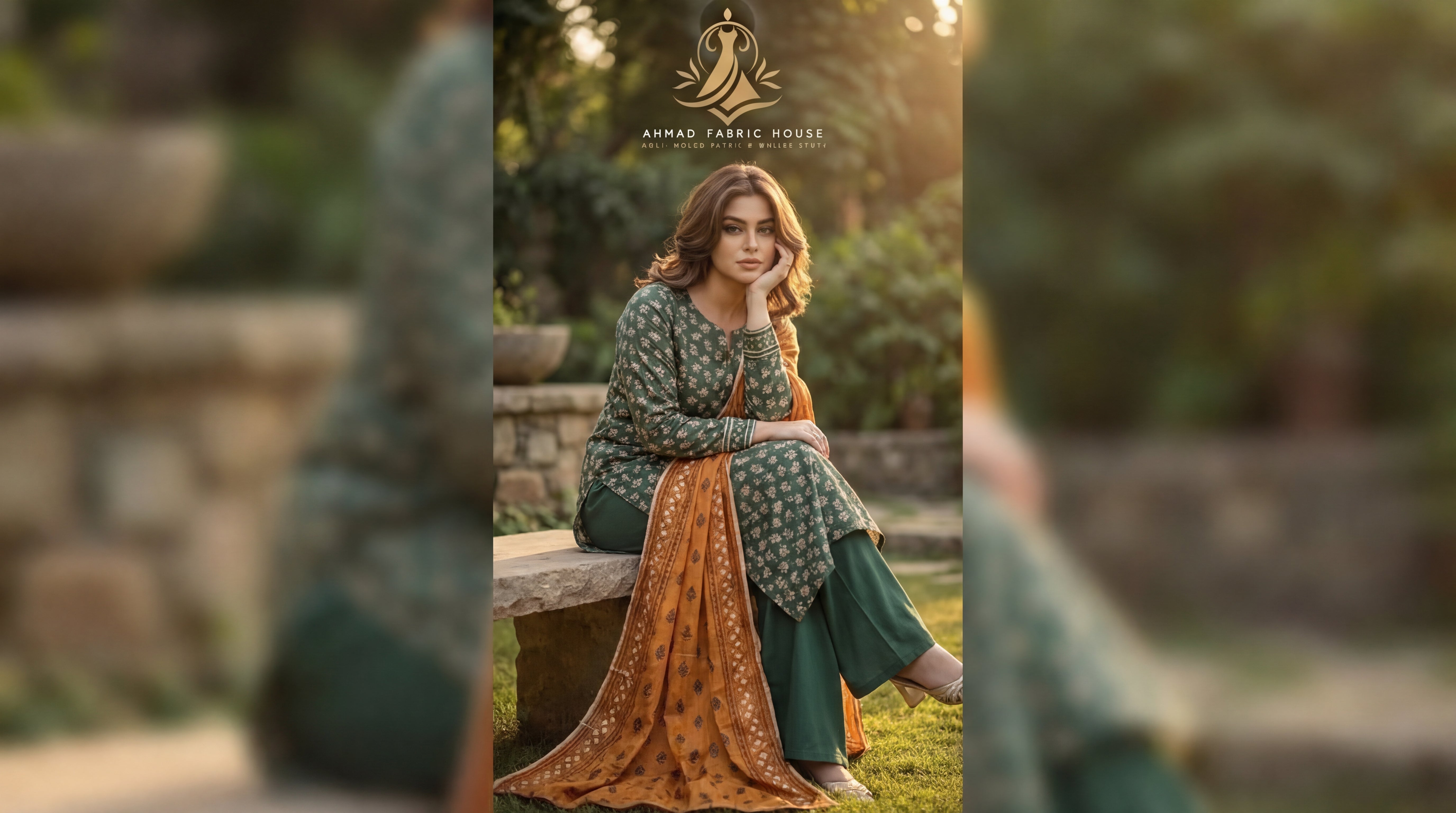 Edenrobe Unstitched Printed Khaddar 3pc