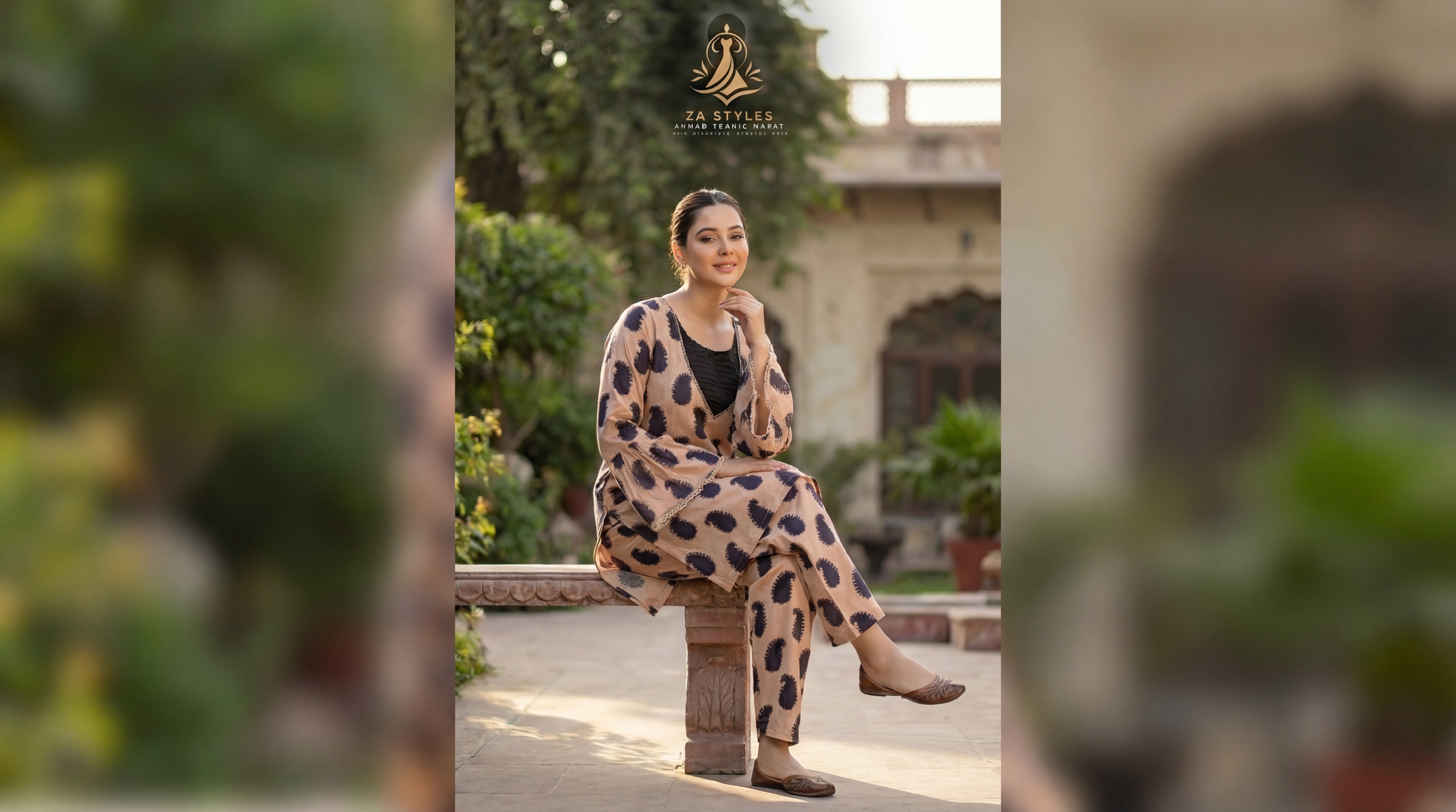 ZA Styles Stitched Khaddar 2pc