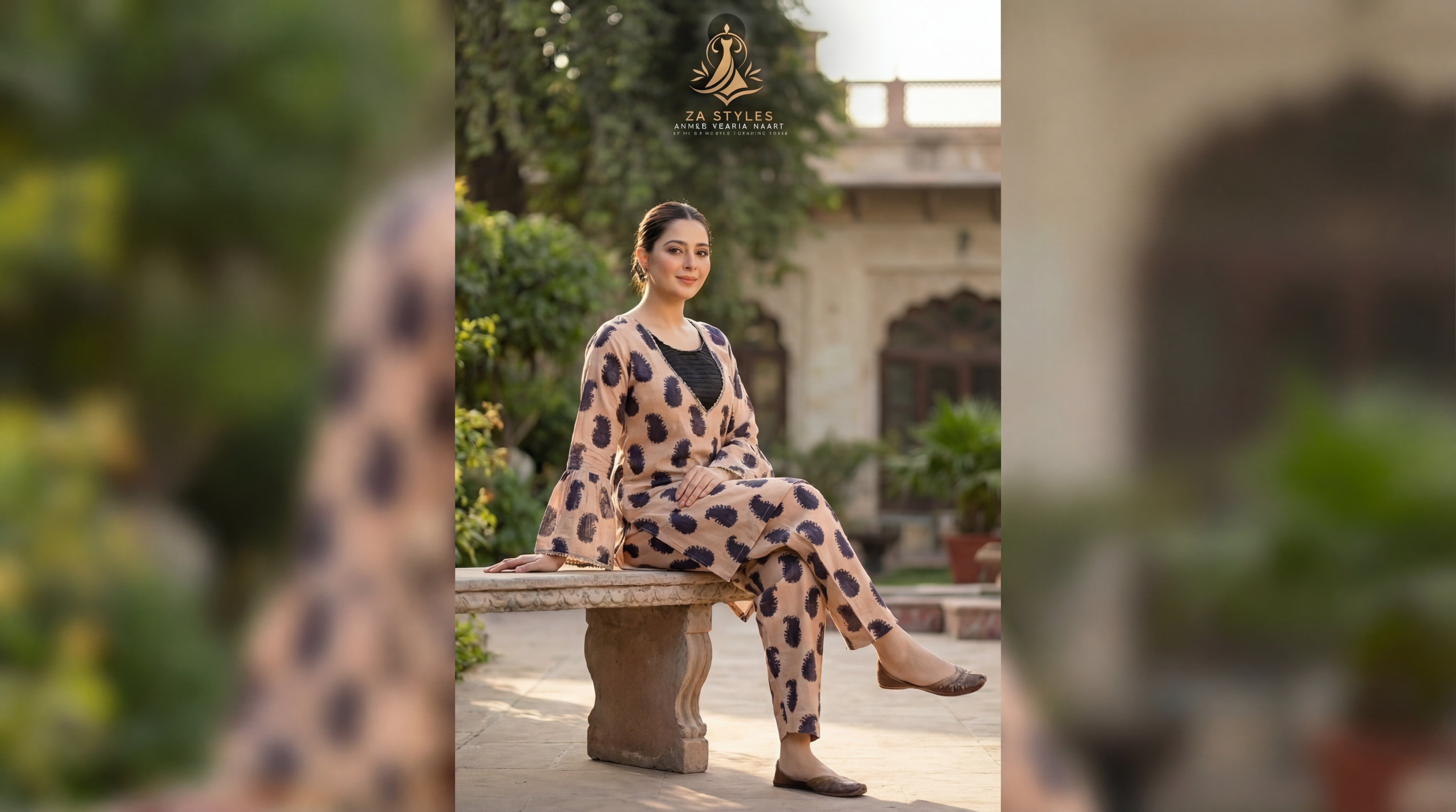 ZA Styles Stitched Khaddar 2pc