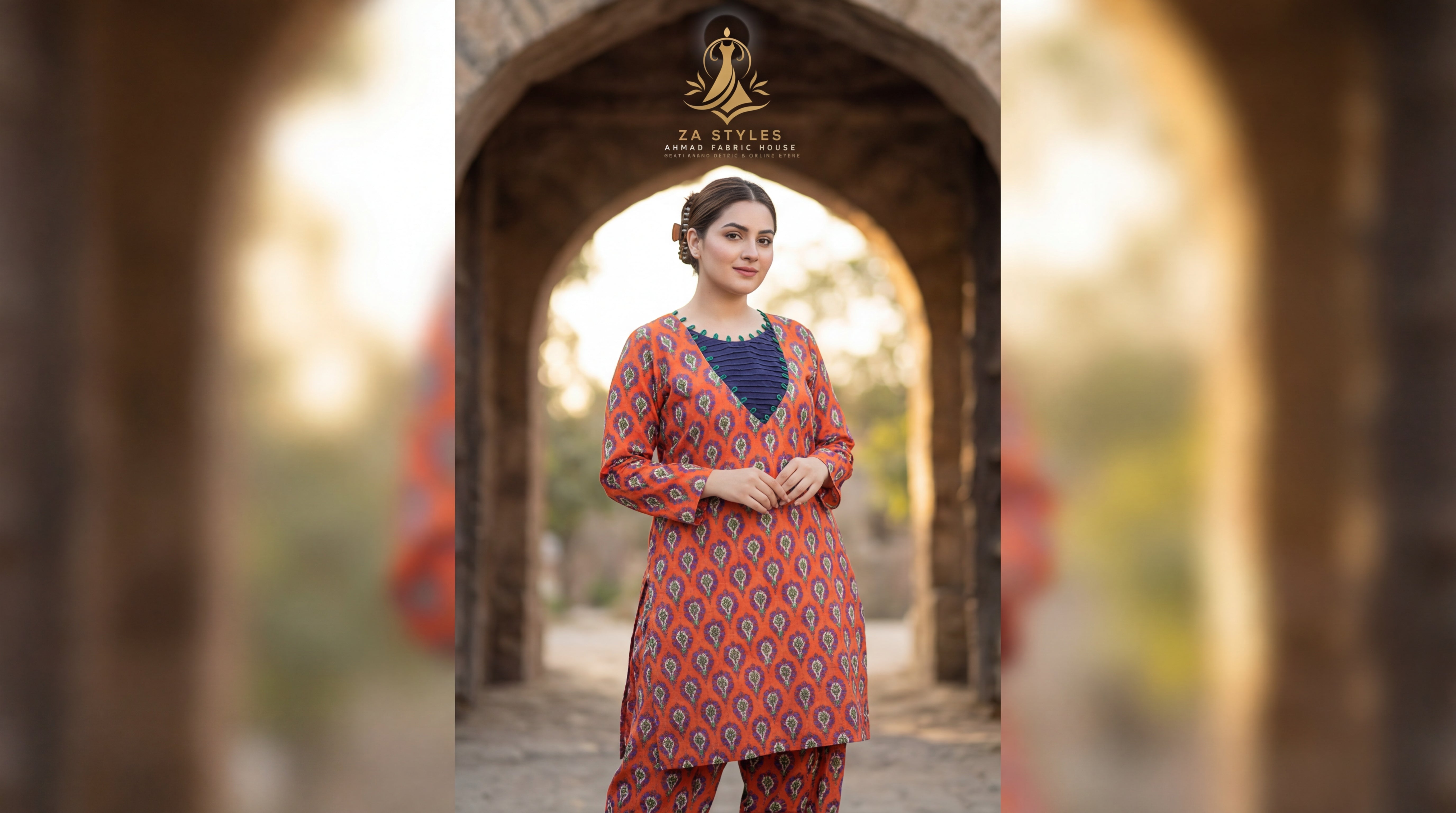 ZA Styles Stitched Khaddar 2pc