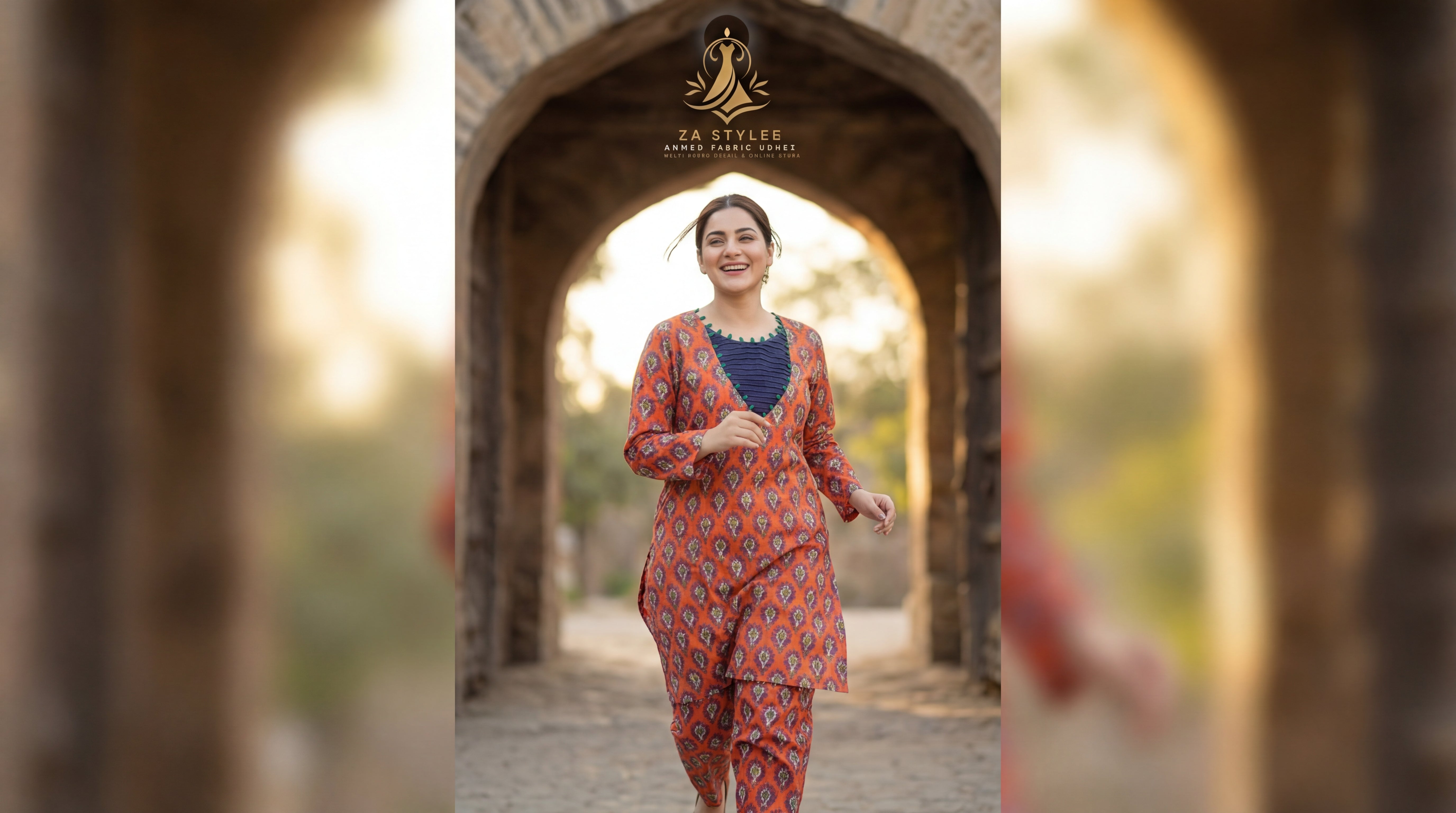 ZA Styles Stitched Khaddar 2pc