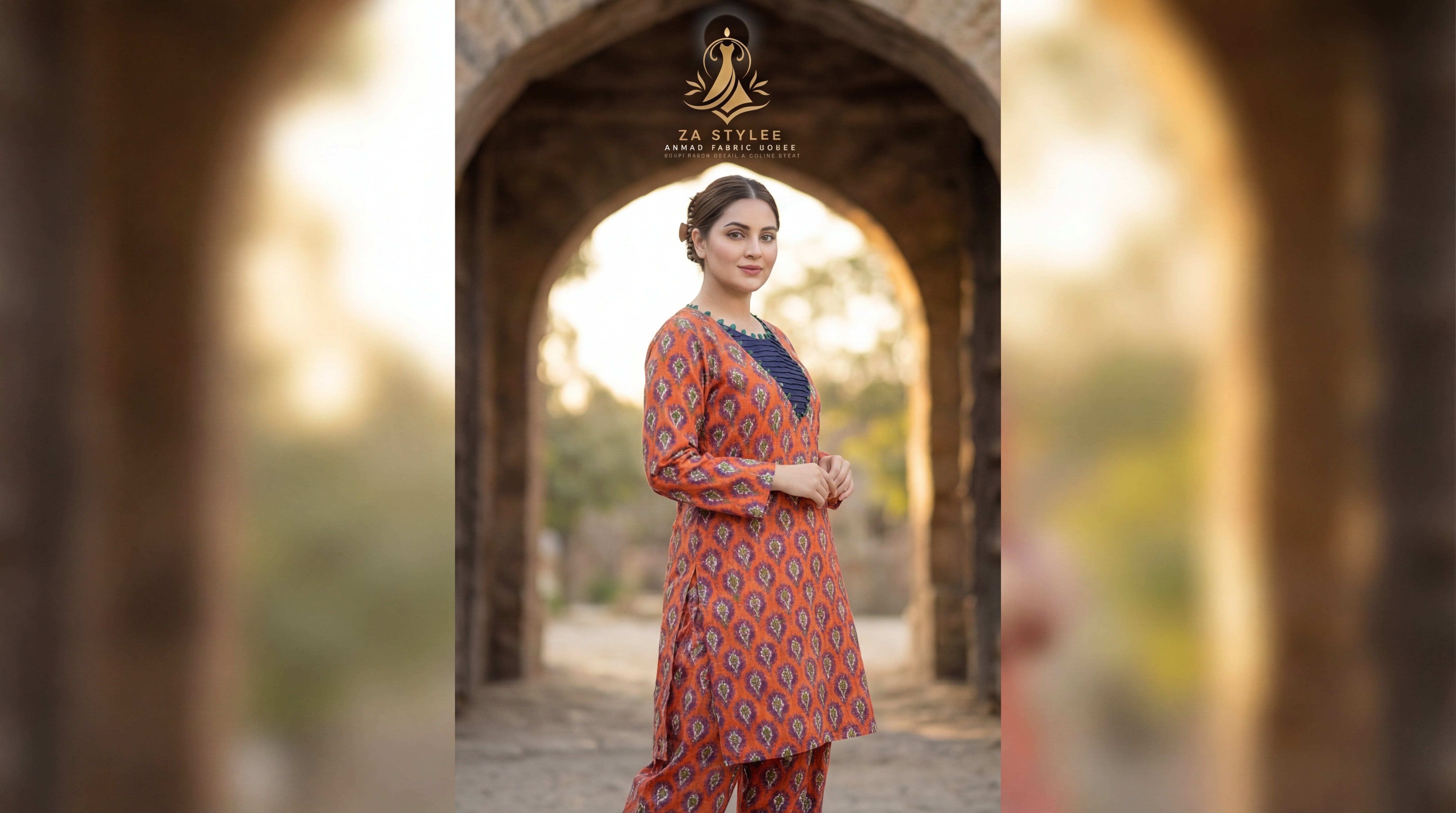 ZA Styles Stitched Khaddar 2pc